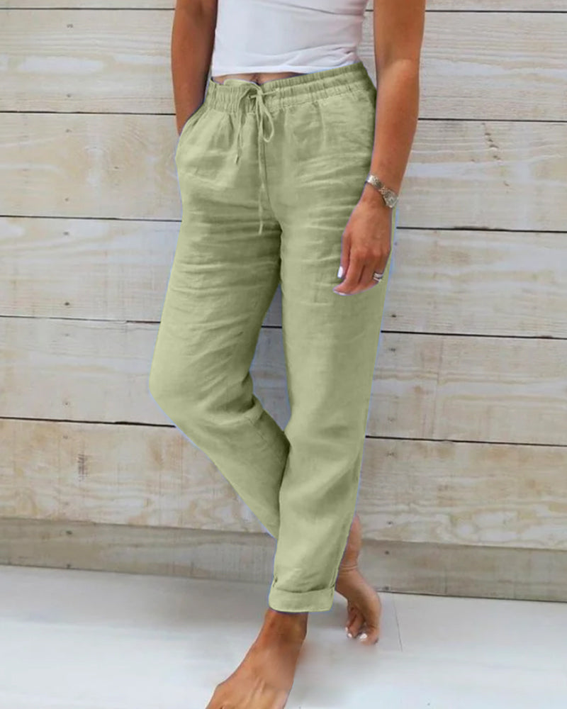 Laluna® | Casual Katoenen Linnen Broek (1+1 GRATIS)