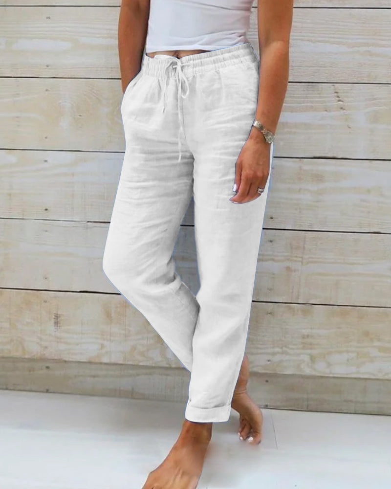 Laluna® | Casual Katoenen Linnen Broek (1+1 GRATIS)