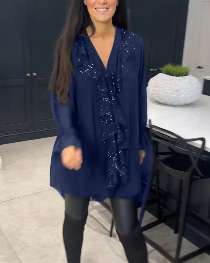 Laluna® | Stijlvolle Blouse met Ruffles