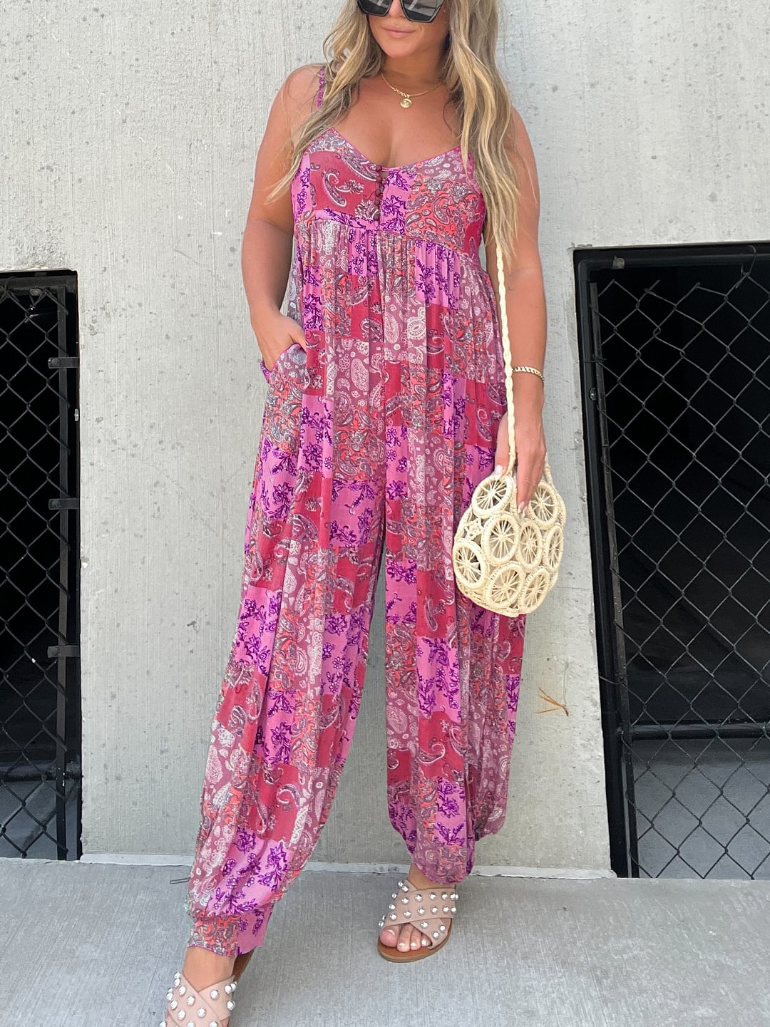 Laluna® | Wijde Bohemian Jumpsuit