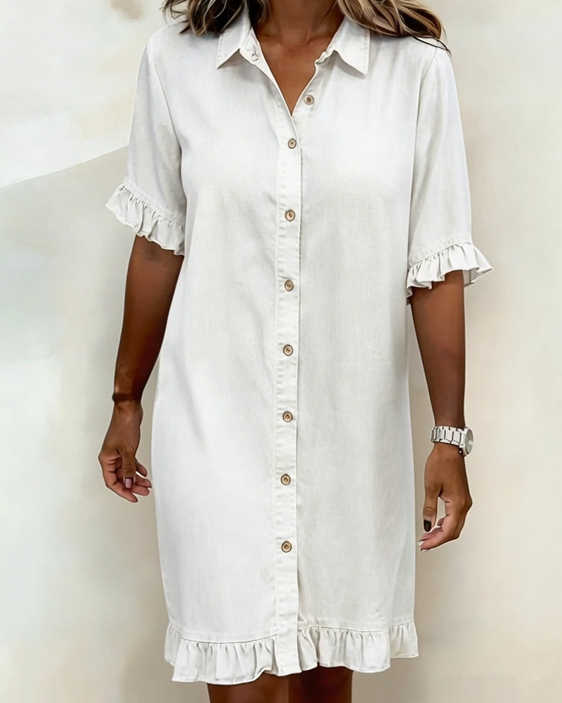 Laluna® | Comfortabele Denim Jurk