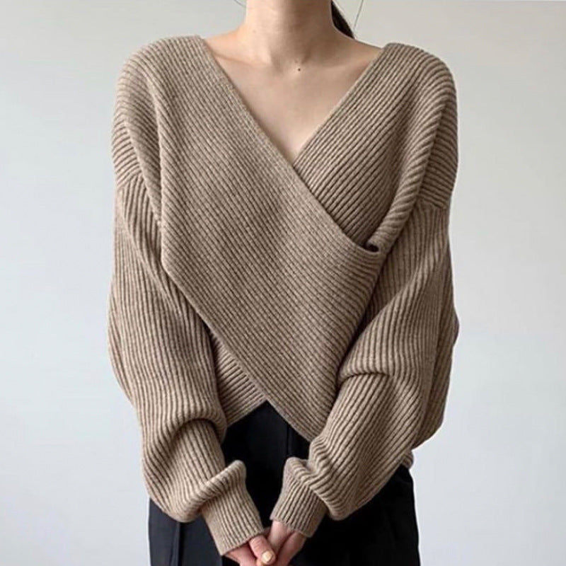 Laluna® | Elegante kruisgebreide trui