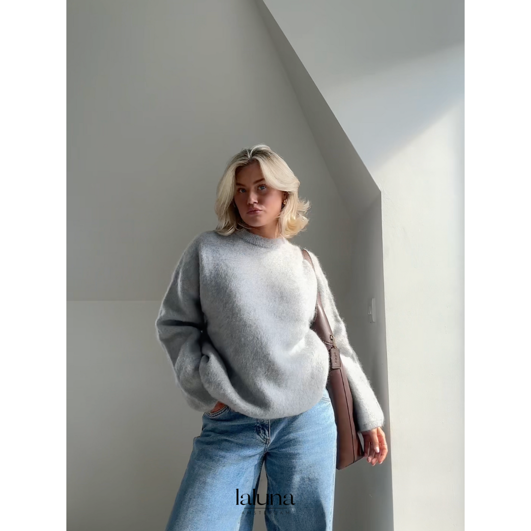 LALUNA® | MOHAIR CREWNECK