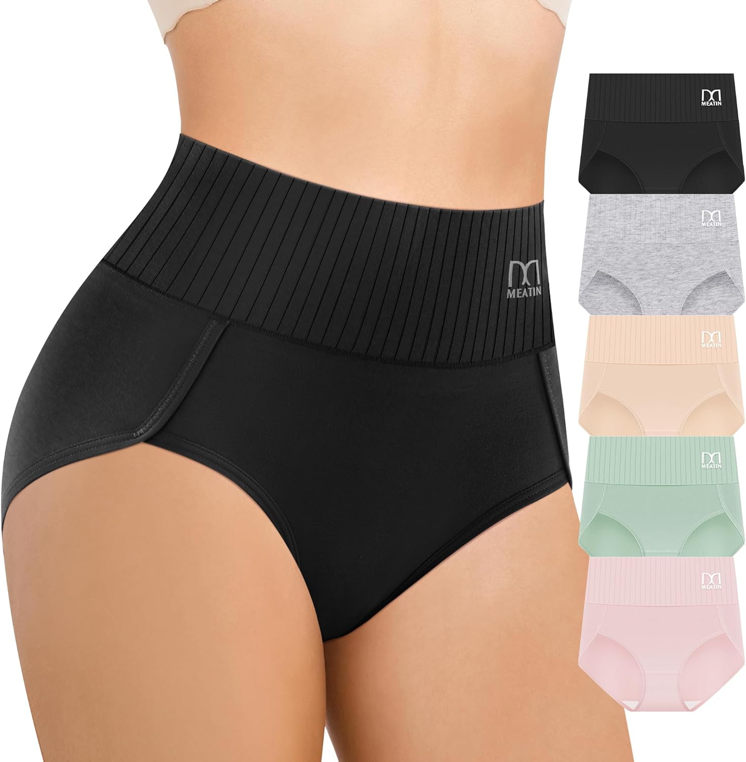 Shaplex™ 6-pack Hoge Tailleonderbroeken met Buiksteun