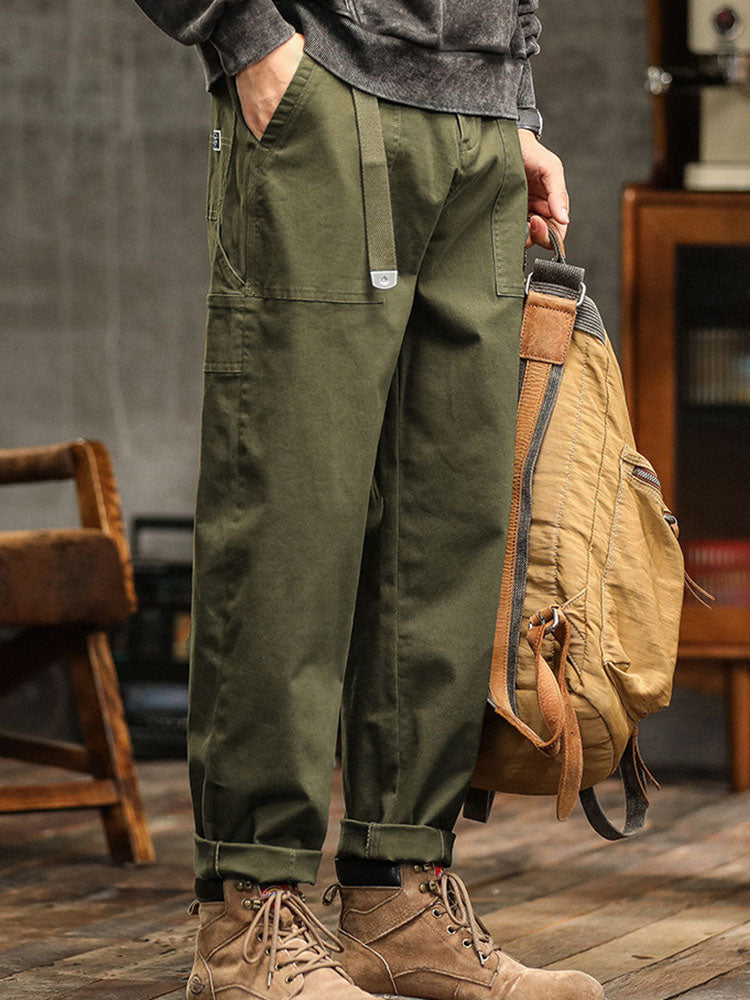 Heren Vintage-Inspiratie Casual Broek