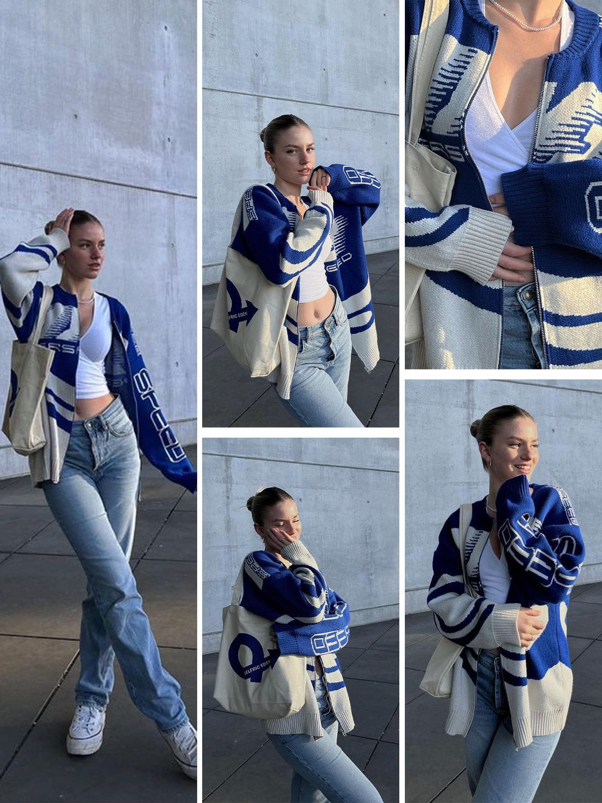 LALUNA® | SPEED RACING CARDIGAN