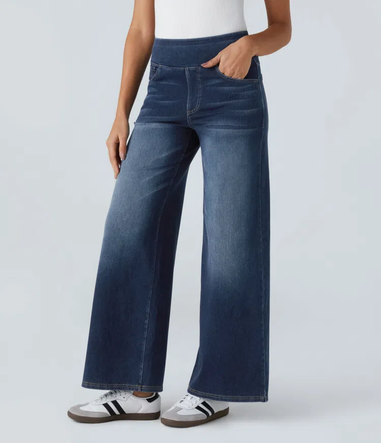 Laluna® | Comfortabele jeans met hoge taille