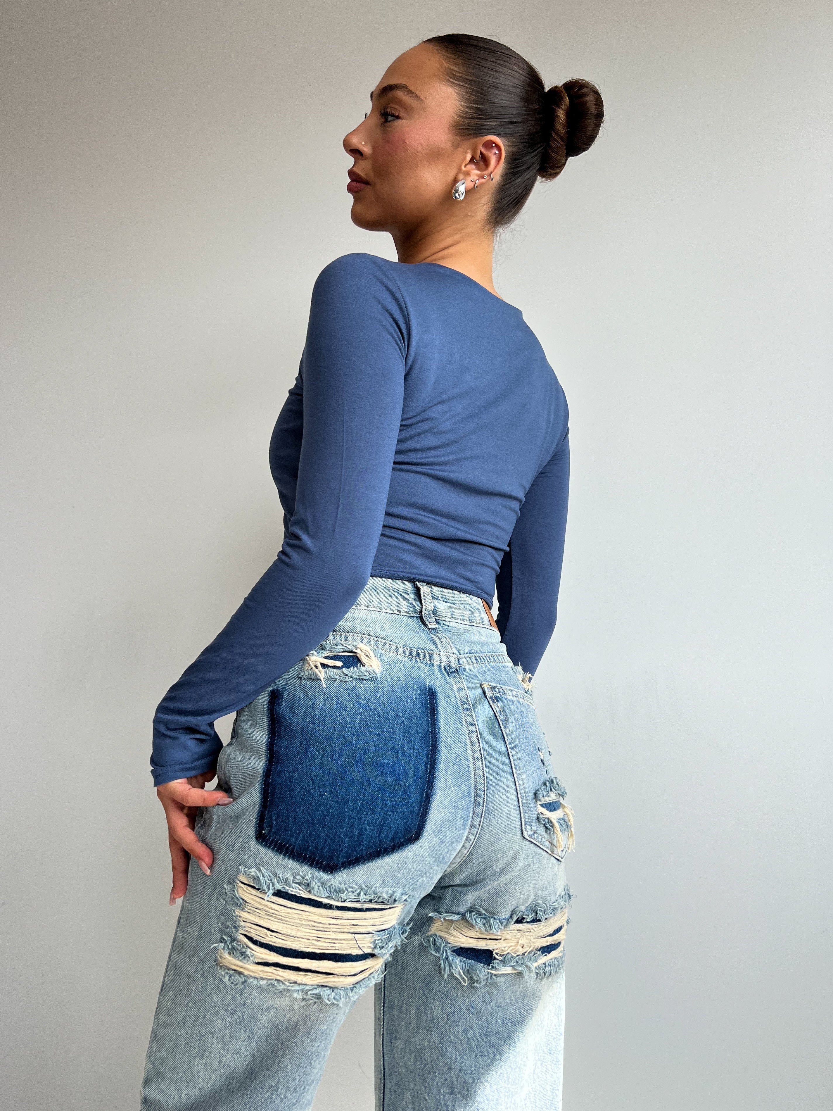 LALUNA® | VIRAL RIPPED JEANS