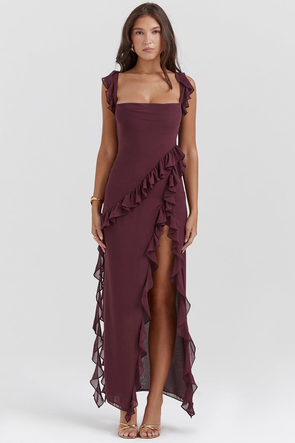Laluna® | Maxi jurk Met Ruches