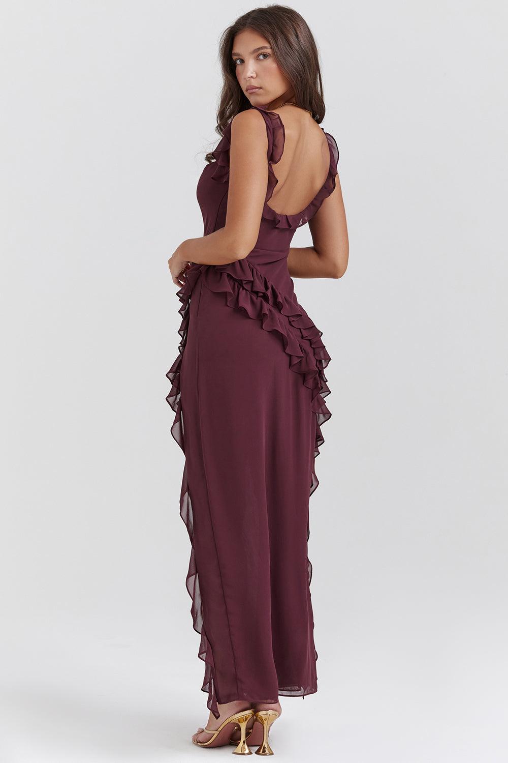 Laluna® | Maxi jurk Met Ruches
