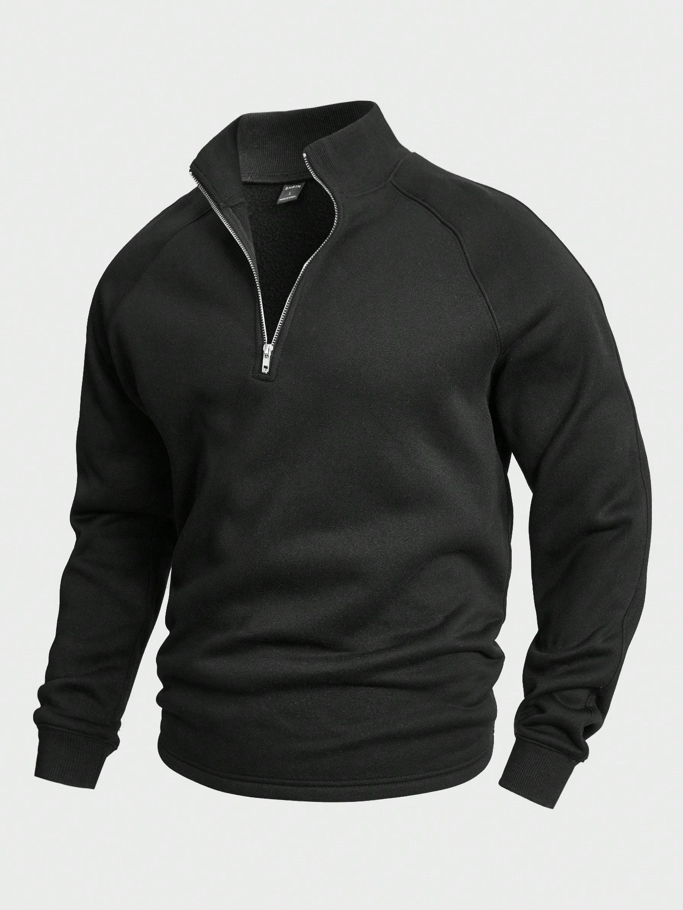 LALUNA® | CASUAL HALF ZIP SWEATER