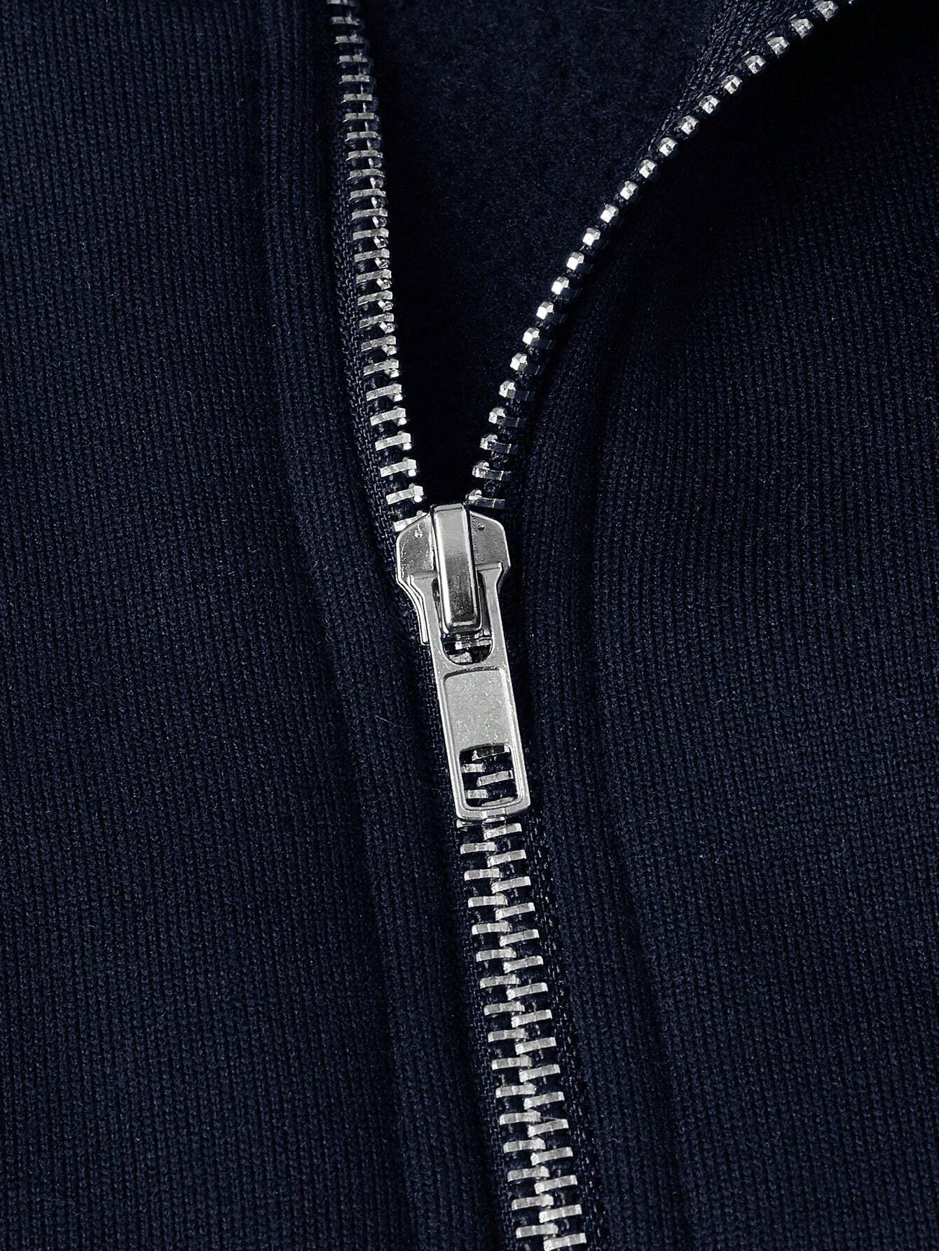 LALUNA® | CASUAL HALF ZIP SWEATER
