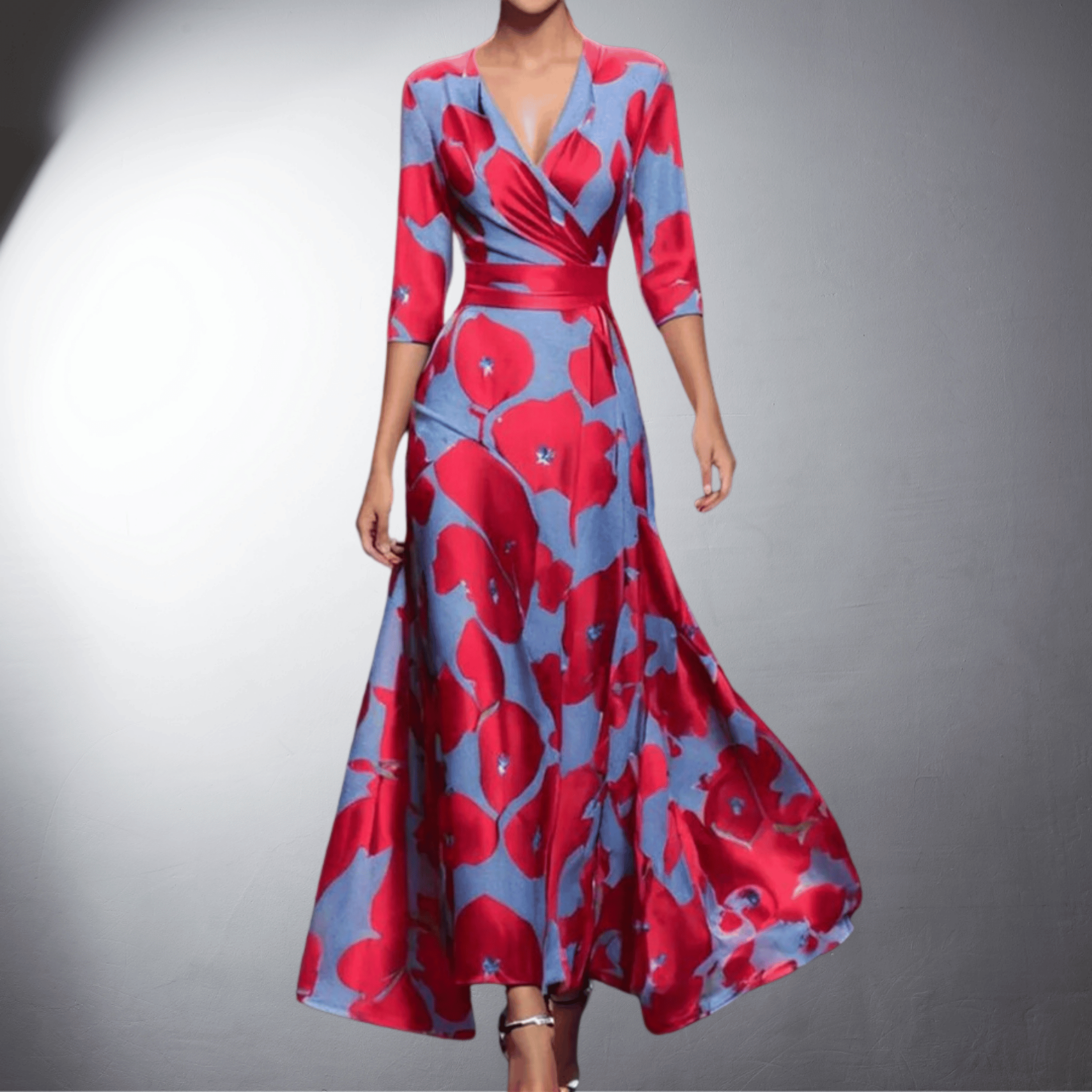 Laluna® | Elegante Avondjurk Met Bloemen