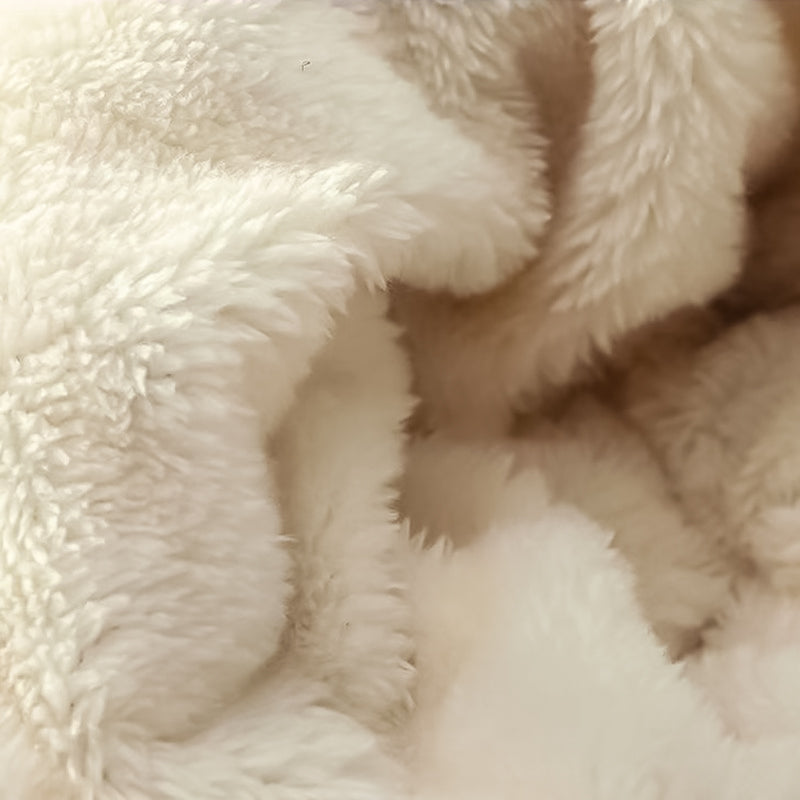 Fleece gevoerde muts en sjaal