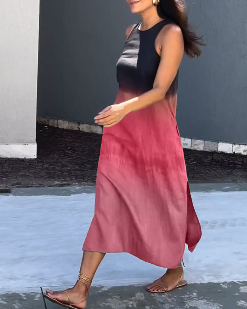 Laluna® | Modieuze Mouwloze Jurk