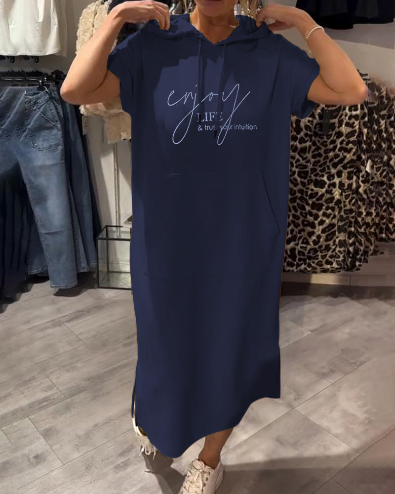 Laluna® | Elegante Jurk Met Capuchon