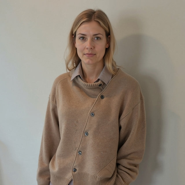 Laluna® | Comodo Gilet met Speelse Knopen Detail