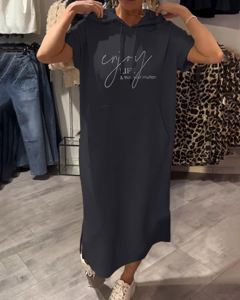 Laluna® | Elegante Jurk Met Capuchon