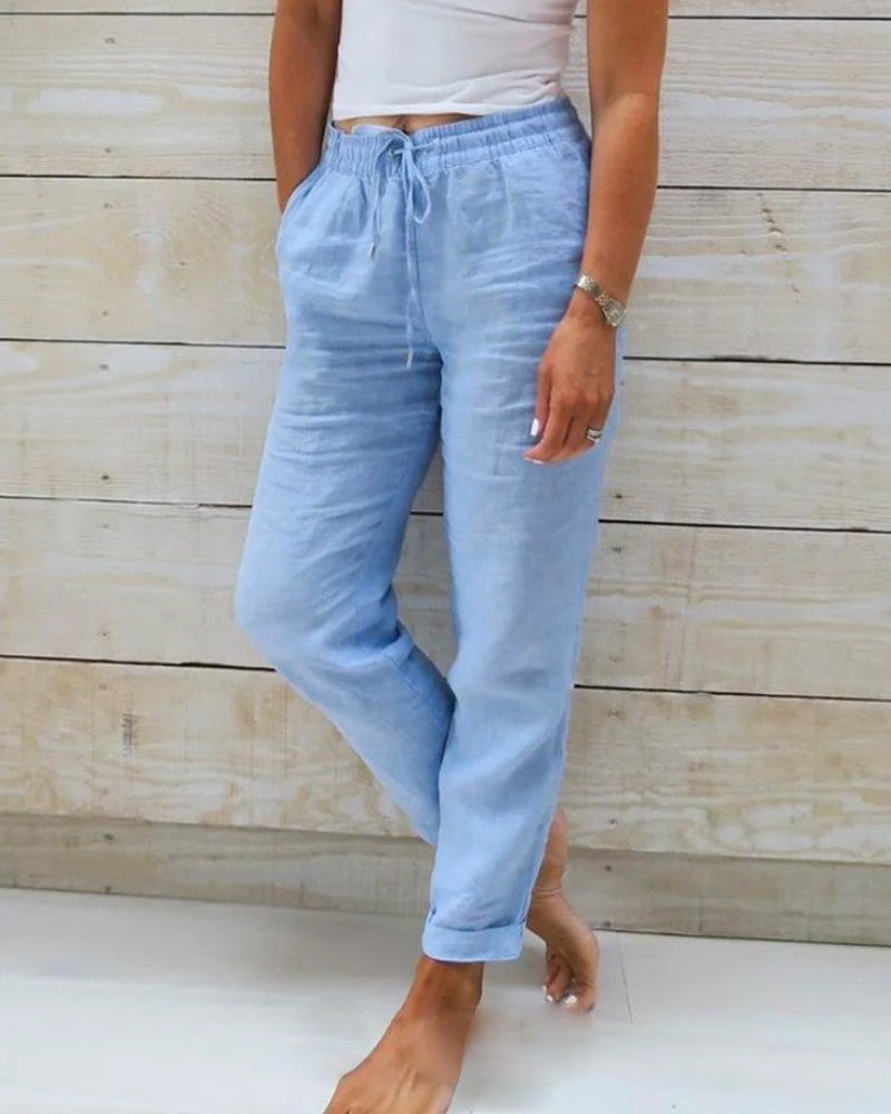 Laluna® | Casual Katoenen Linnen Broek (1+1 GRATIS)