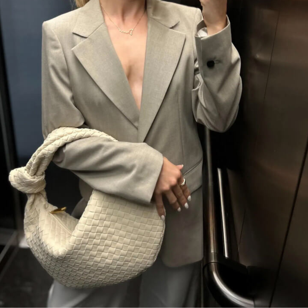 Laluna® | Grote Gevlochten Dameshandtas