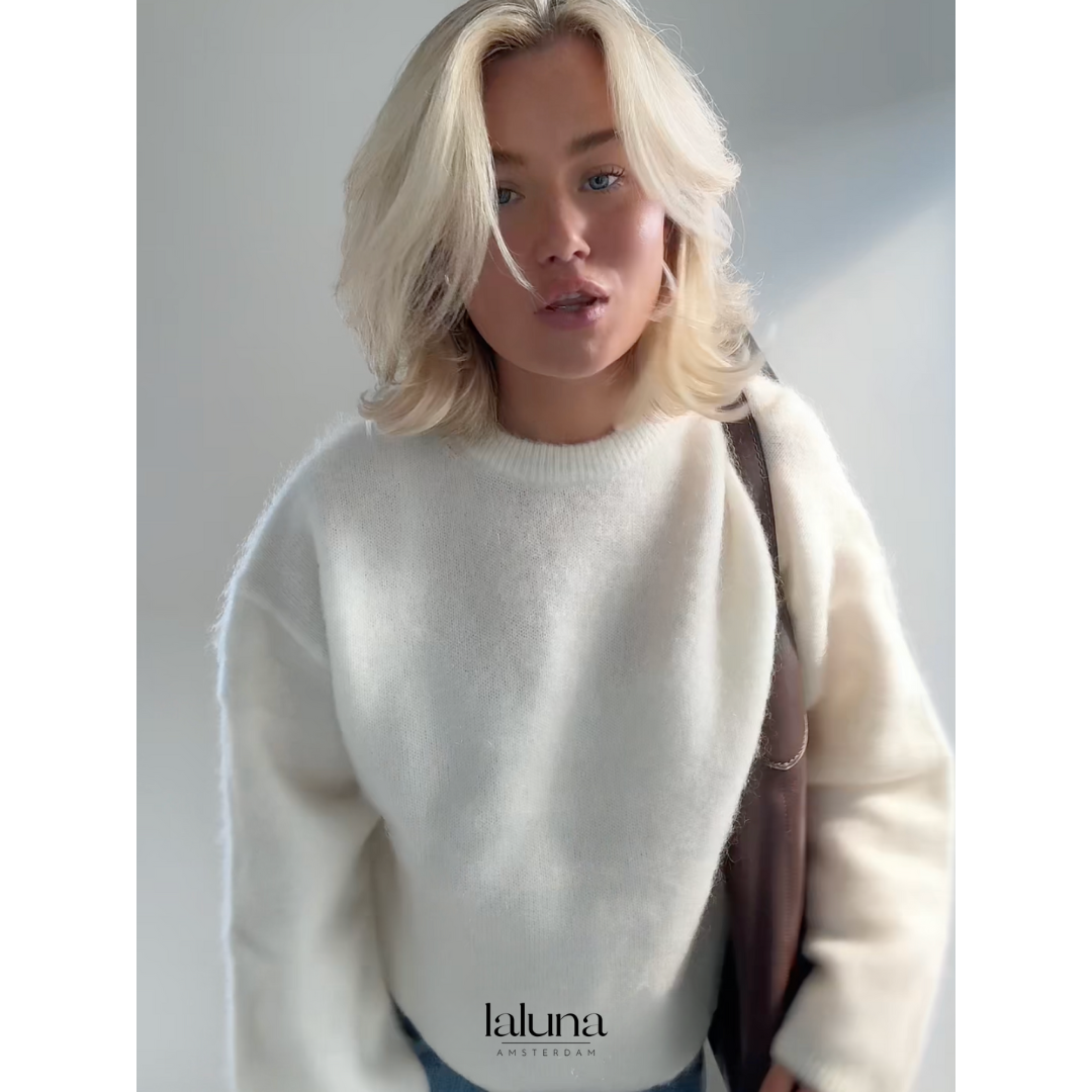 LALUNA® | MOHAIR CREWNECK