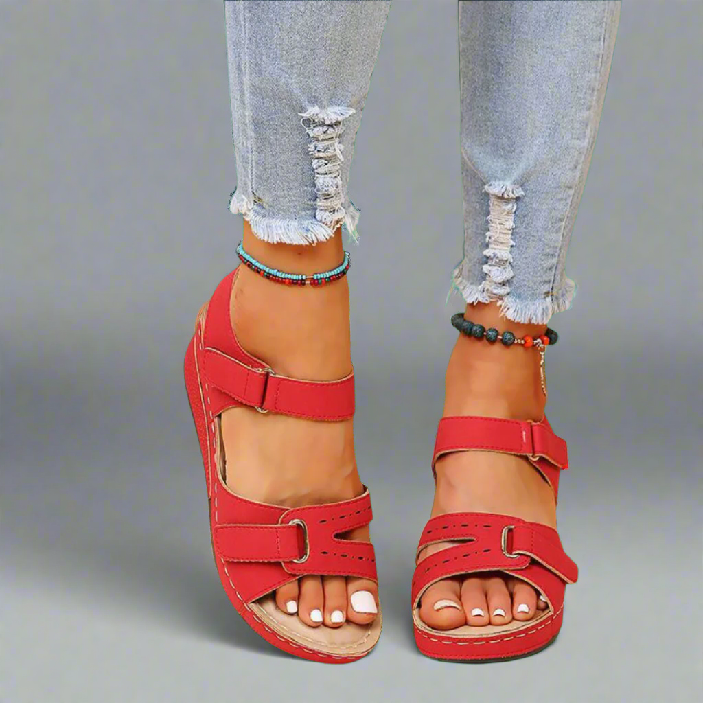 Gudula | Elegante orthopedische sandalen van zacht premium materiaal voor pijnvrije zomerdagen