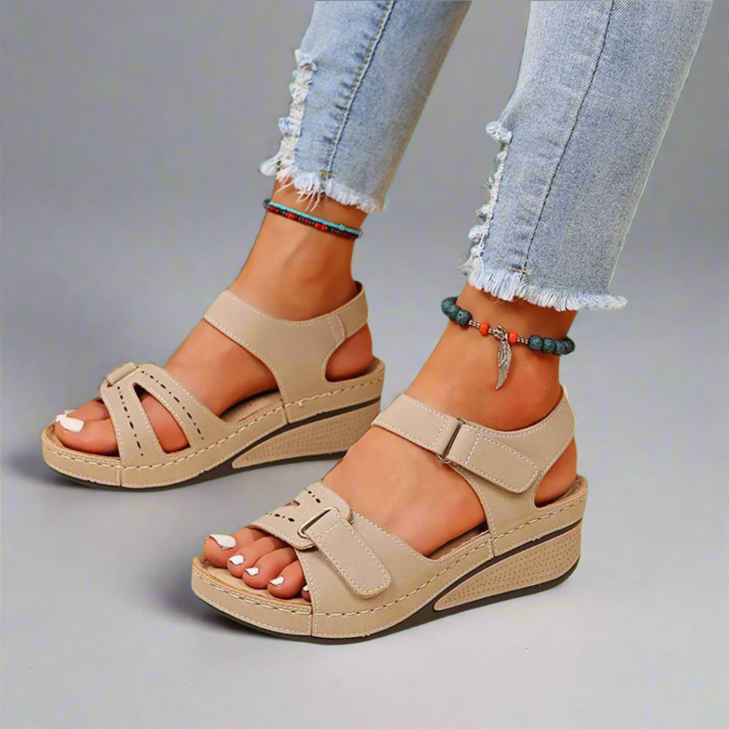 Gudula | Elegante orthopedische sandalen van zacht premium materiaal voor pijnvrije zomerdagen