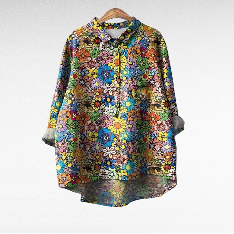 Laluna® | Klassieke Bloemenblouses