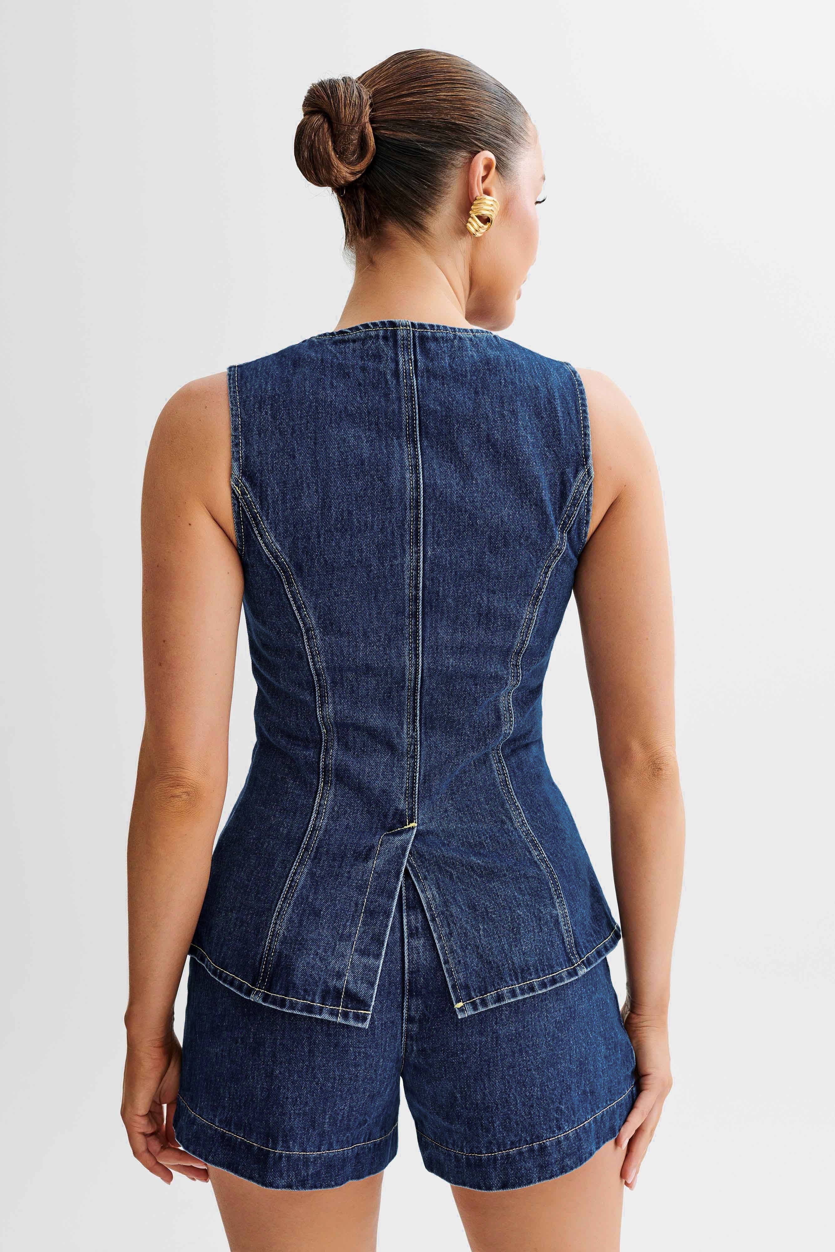 LALUNA® | DENIM BUTTON UP SET
