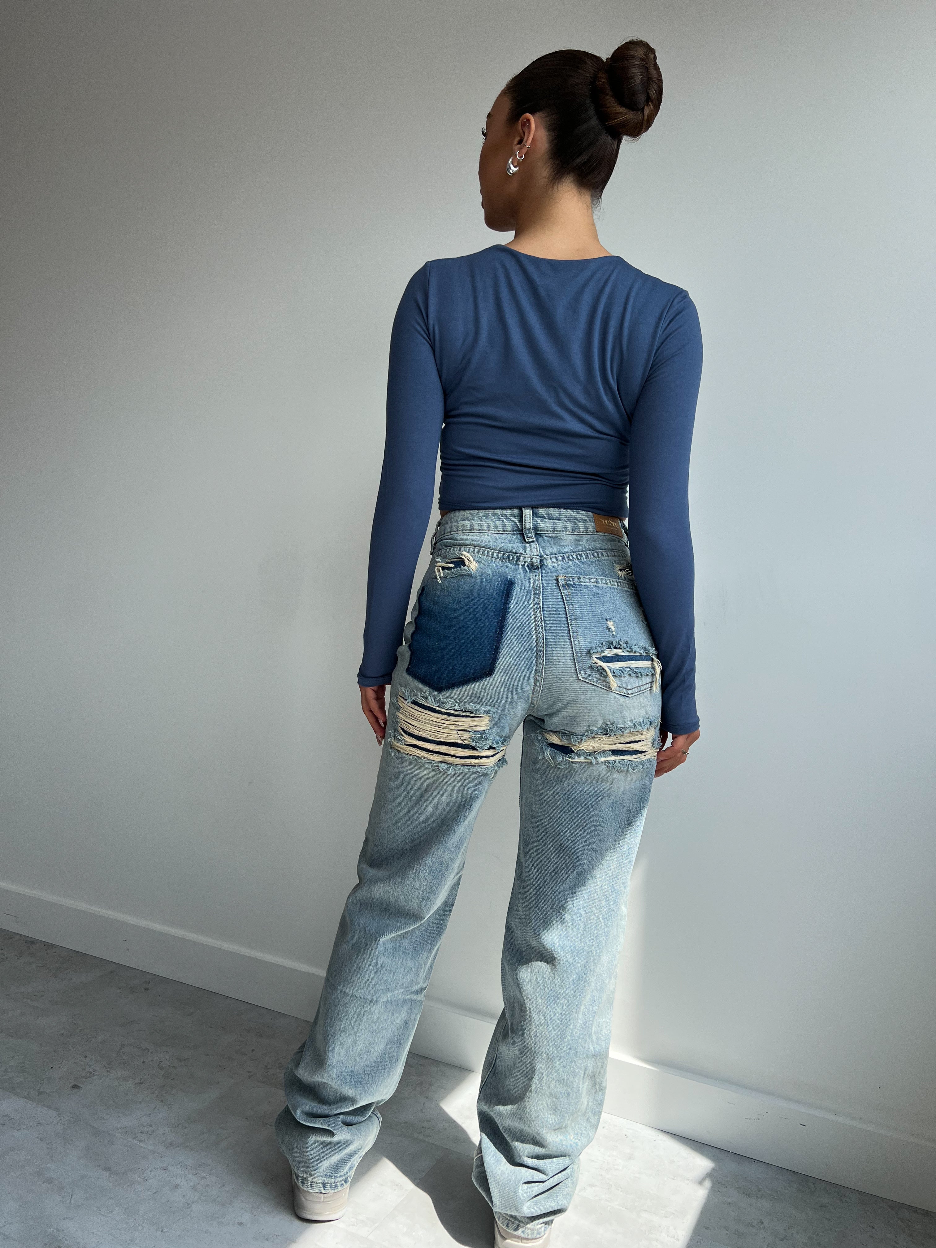 LALUNA® | VIRAL RIPPED JEANS