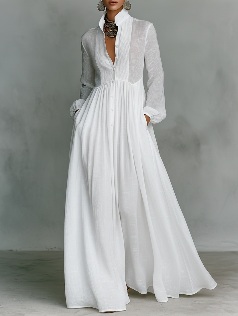 Alessia ∙ Maxi minimalistische jurk
