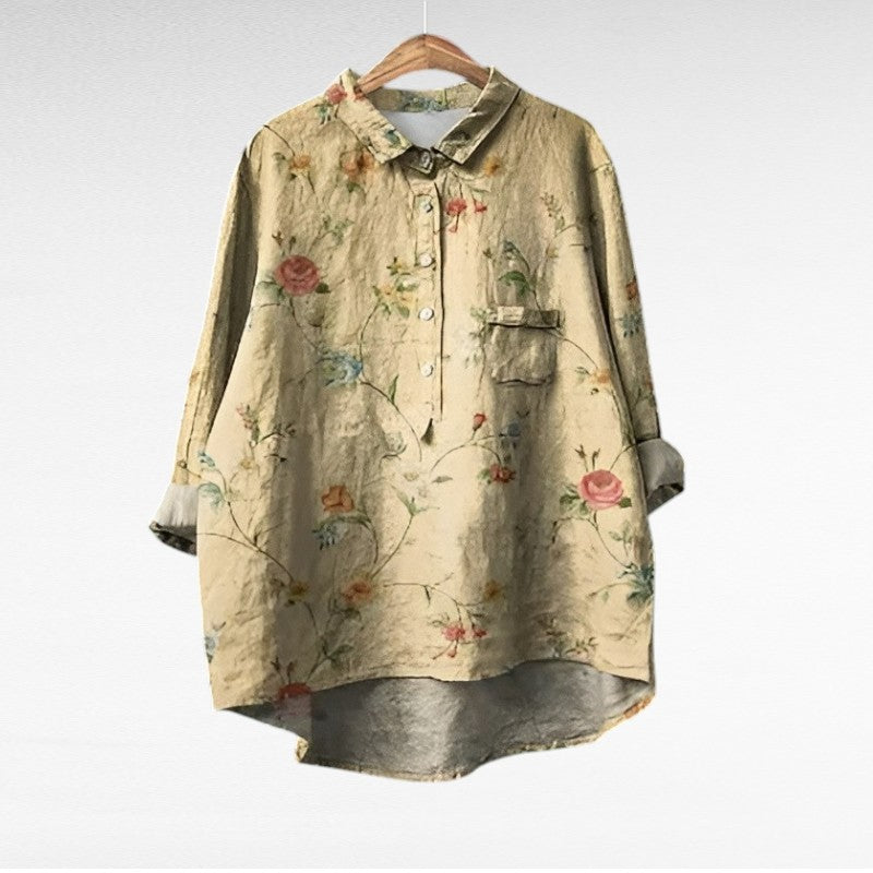 Laluna® | Klassieke Bloemenblouses