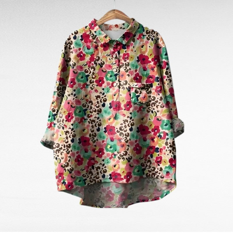 Laluna® | Klassieke Bloemenblouses