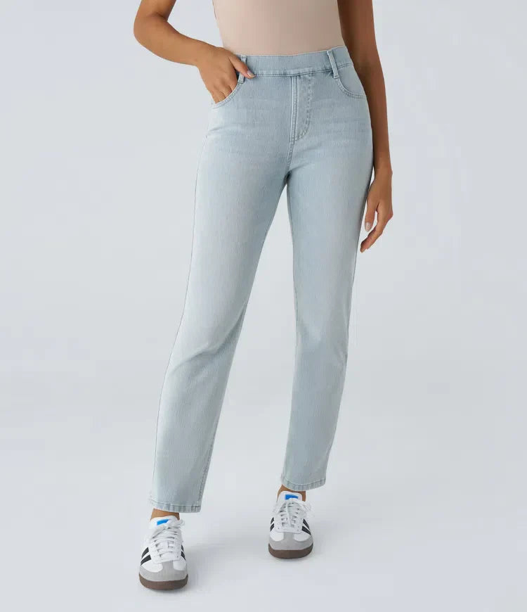 Lotte | Elastische en comfortabele broek met hoge taille