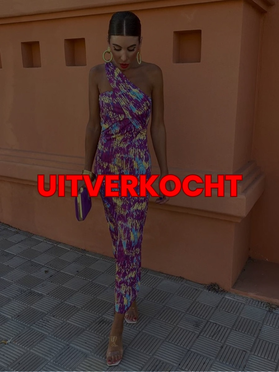 Irmgardi | Elegante jurk met één schouder