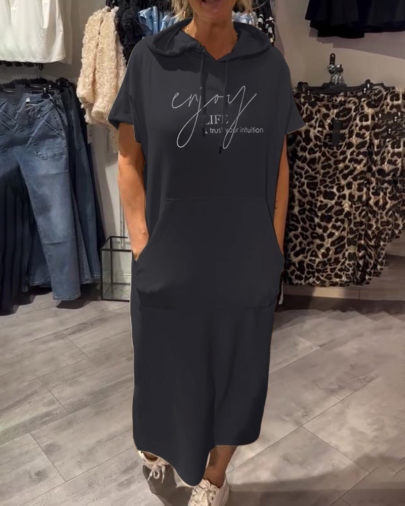 Laluna® | Elegante Jurk Met Capuchon