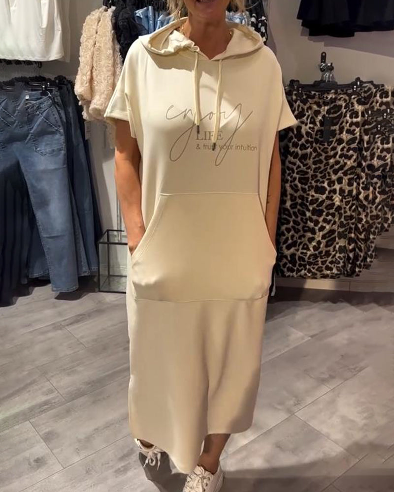 Laluna® | Elegante Jurk Met Capuchon