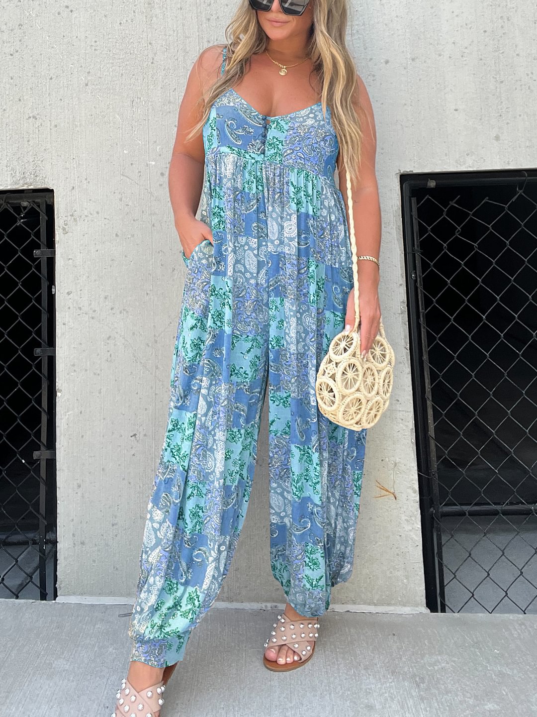 Laluna® | Wijde Bohemian Jumpsuit