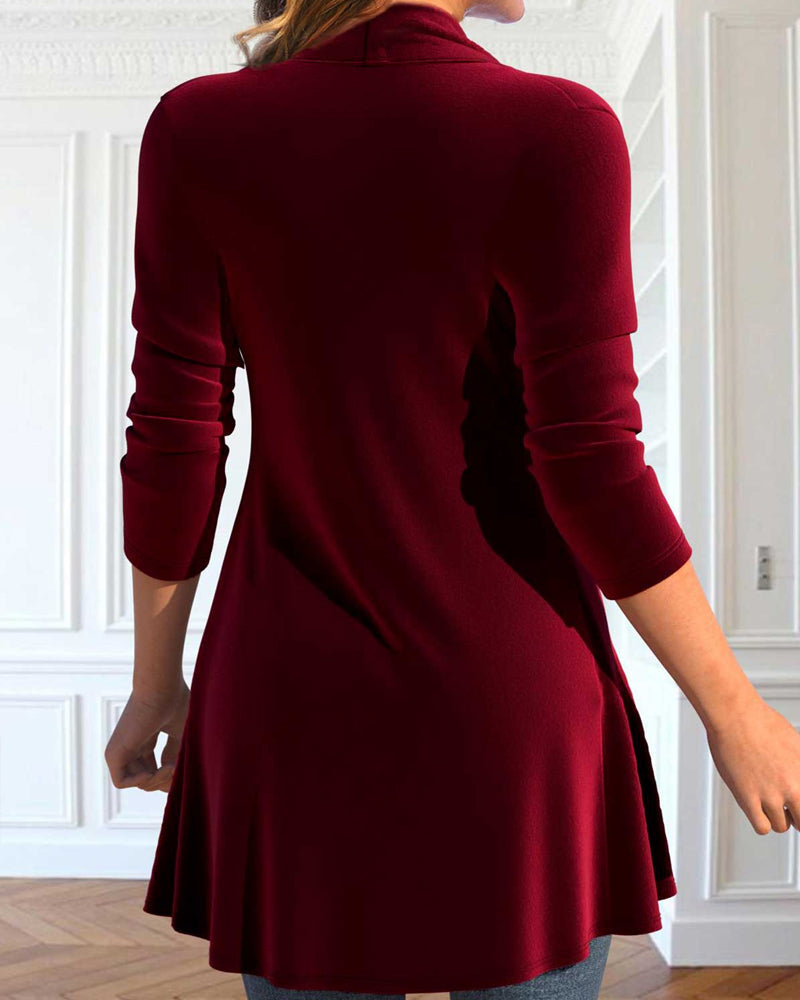 Laluna® | Patchwork Top met Pailletten en Ruches