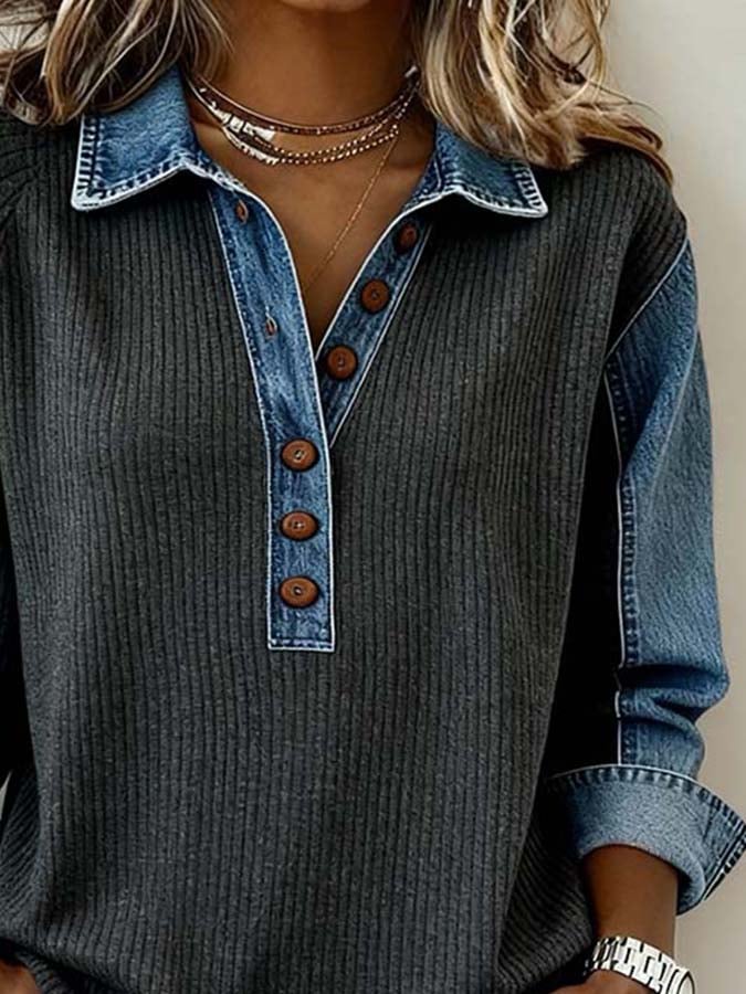 Laluna® | Stijlvolle Kleurblok Trui