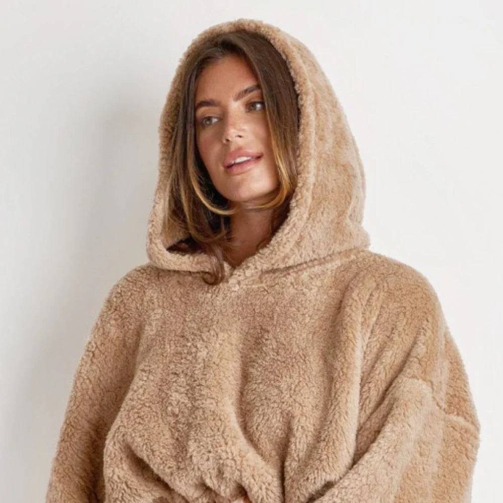 LALUNA® | FLUFFY OVERSIZED HOODIE