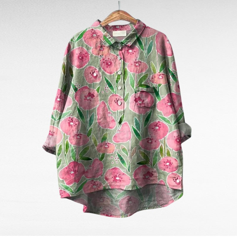 Laluna® Klassieke Bloemenblouses