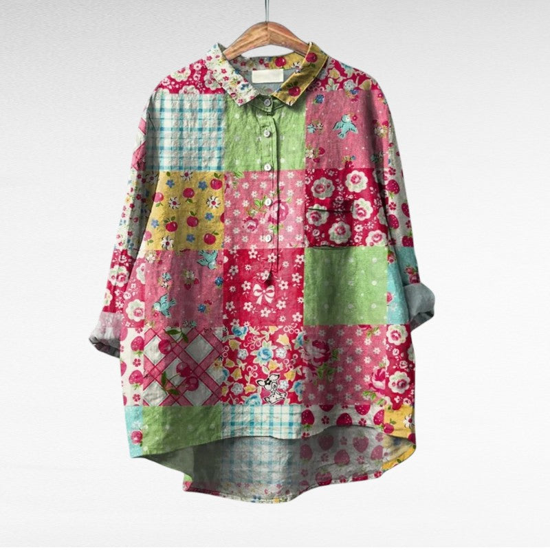 Laluna® Klassieke Bloemenblouses