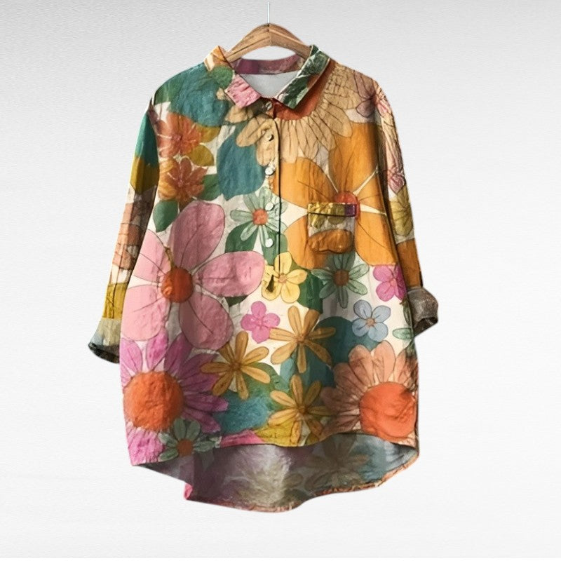 Laluna® | Klassieke Bloemenblouses