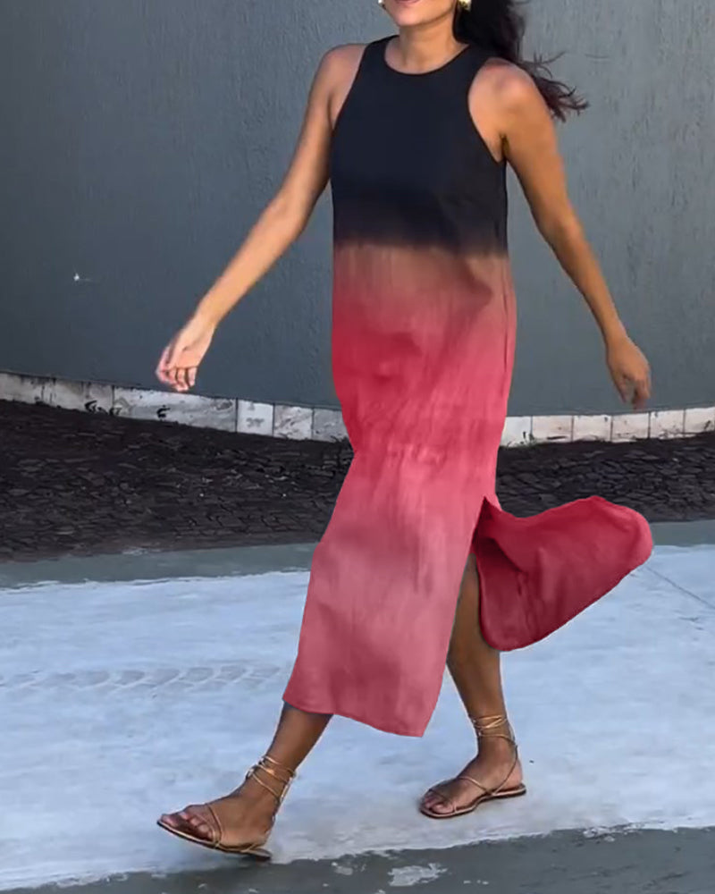 Laluna® | Modieuze Mouwloze Jurk