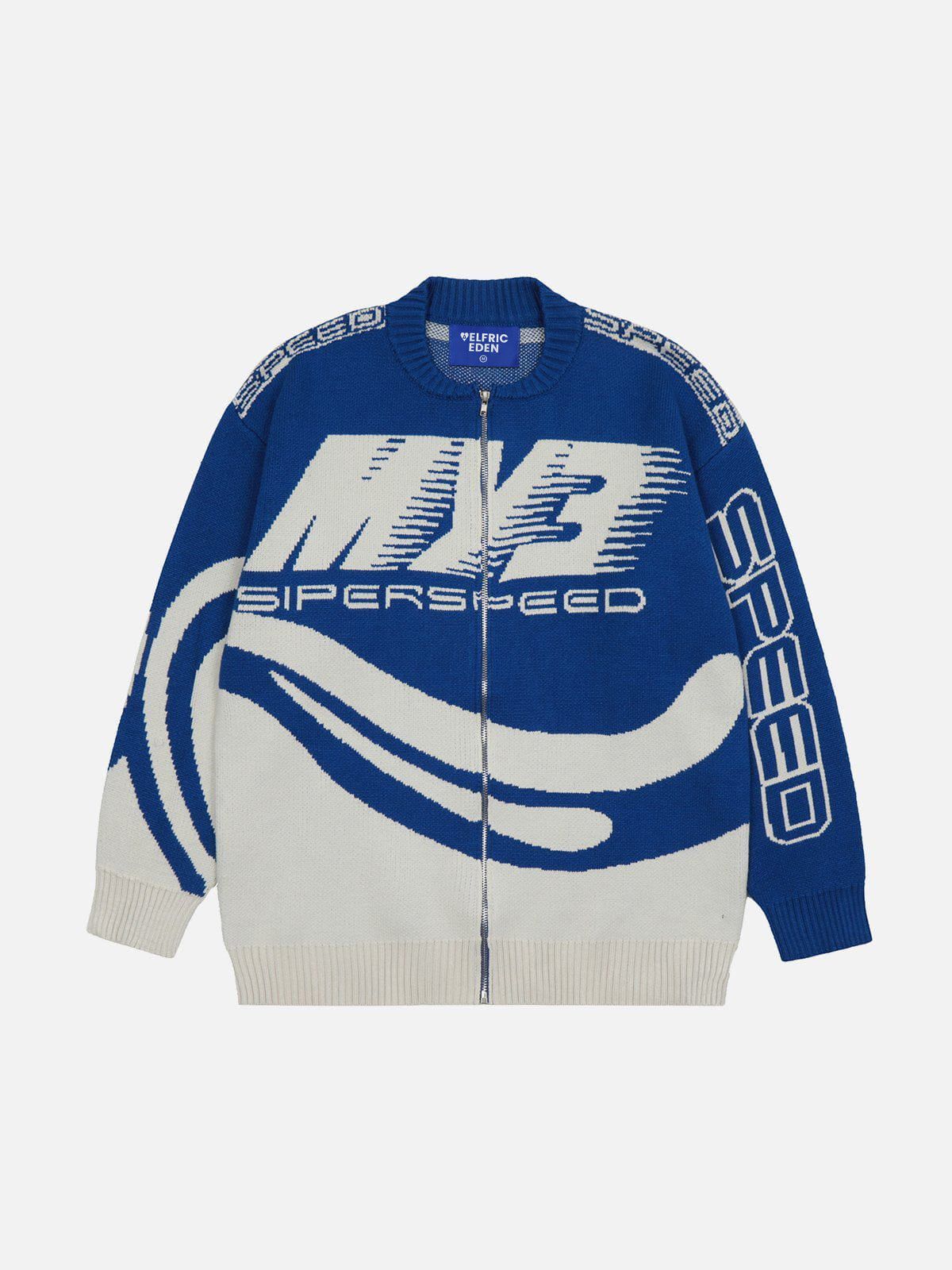 LALUNA® | SPEED RACING CARDIGAN