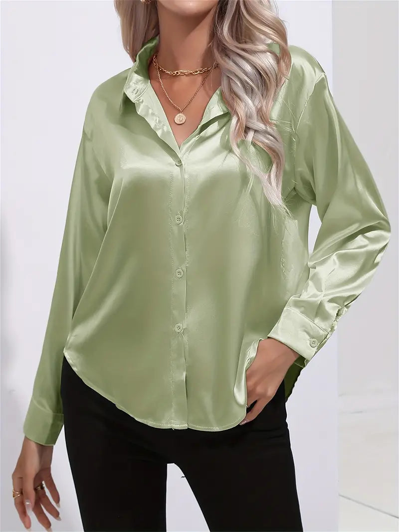 LALUNA® | SATIJNEN BLOUSE