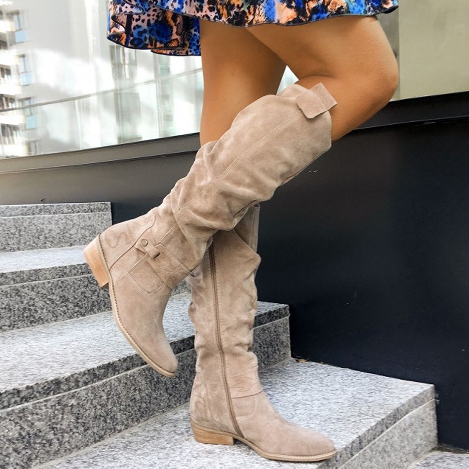 Laluna® | Knielaarzen Van Suede