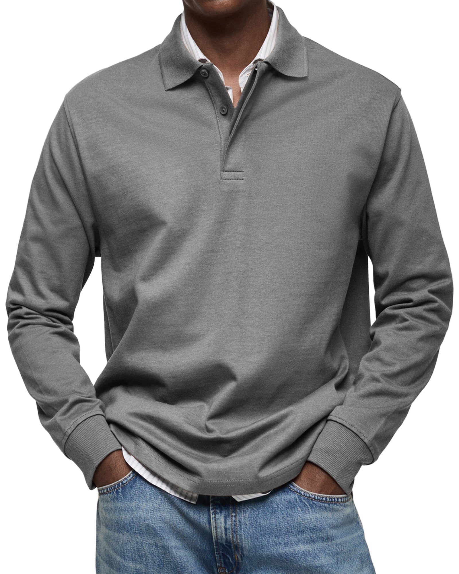 Laluna® | Luxe Polo met Lange Mouwen