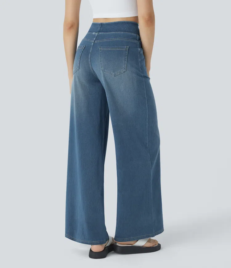 Laluna® | Comfortabele jeans met hoge taille